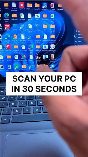 How to Scan Your Windows PC in 30 Seconds! #pctipsandtricks #antivirus #shorts