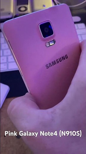 Very rare pink Samsung Galaxy Note4 (SM-N910S) #smartphone #rare #samsung