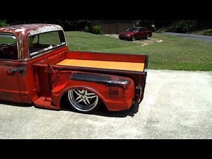 BAGGED C10 CHEVY RAT ROD SHOP TRUCK