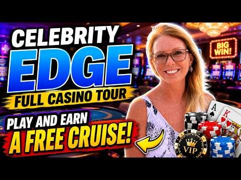 Celebrity Edge Casino Tour | Full Casino Walkthrough + Blue Chip Club Rewards Program
