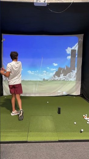 Square Golf Driving Range Simulation