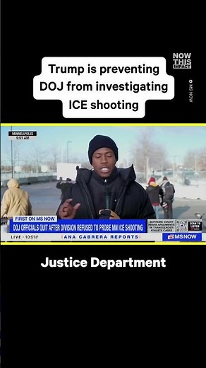 DOJ Blocks ICE Shooting Probe