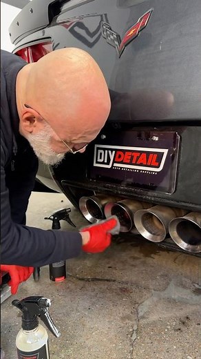 How to clean exhaust tips!