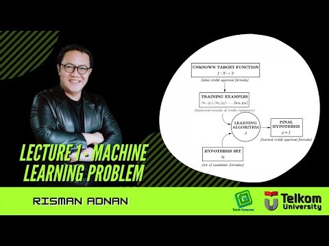 Lecture 1 ML-Machine Learning Problem by Risman Adnan, Ph.D