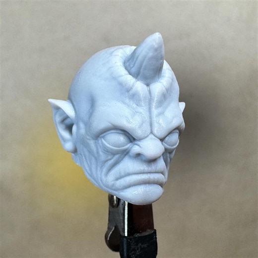 Custom BOM the CANTINA Alien Head | 8K Resin Print for Action Figures - Etsy