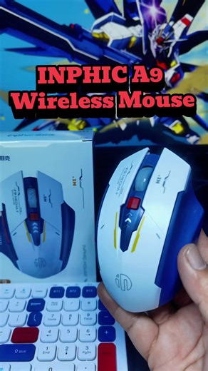 #INPHIC INPHIC A9 Wireless Mouse 2.4GHz/Bluetooth Multi-mode Mouse 2400dpi Mute ClicksRechargeable Office Optical Mice for Laptop PCType C Fast Charge with Battery Indicator