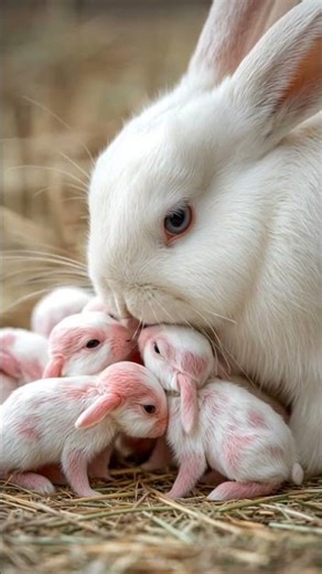 A Mother Rabbit’s Love#animals