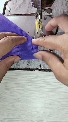 How to sew mitered corner 💕Easy sewing #sewing #sewingtips #sewinghacks