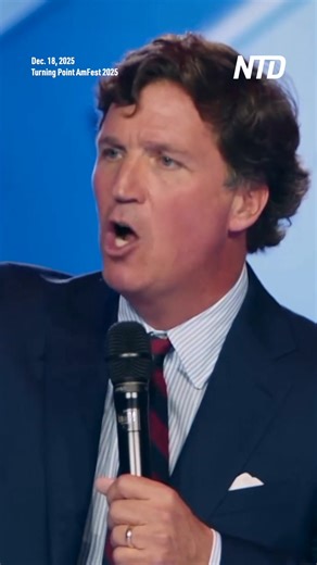 At Turning Point USA's America Fest 2025, Tucker Carlson explained how he views hate and how to deal with it. | NTD Television