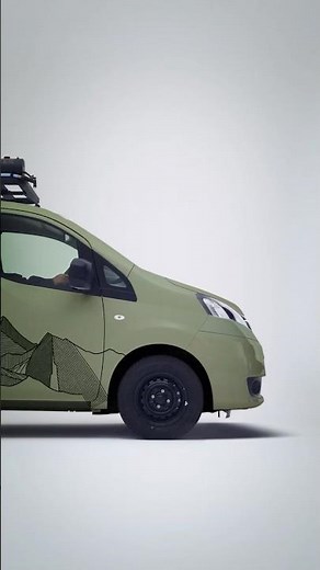 【NV200バネット】OUTDOOR 欲しいクルマつくろ。#nv200 #nv200バネット #アウトドア #キャンプ #パラパラ動画 #コマ撮り