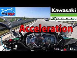 Kawasaki Z1000SX - ACCELERATION - GPS measured