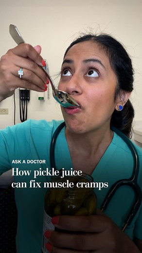 How pickle juice can fix muscle cramps