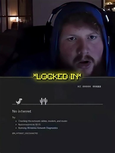 Caseoh Getting FLASHBANGED While Playing The Dinosaur Game 😭