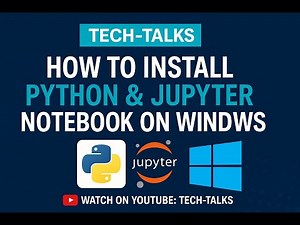 How to Install Python and Jupyter notebook on Windows #tech#education#coding#python #jupyternotebook