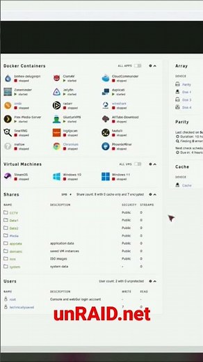 unRAID OS - The Best Home Server Solution - Short - #unraid