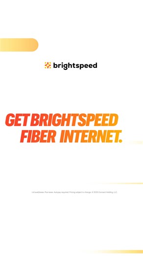 Brightspeed Fiber Internet delivers ultrafast speed, no annual contract, and a free premium router. Limited time offer available if you switch today. | Brightspeed