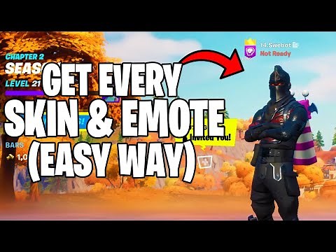 How to get *EVERY SKIN AND EMOTE* in Fortnite Season 6! (Easy Way) (WORKING)