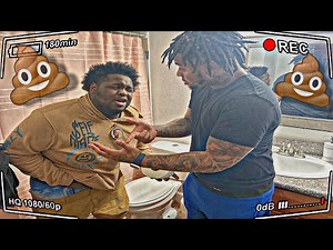 Wiping Poop On His Hand Prank!🤣 {BAD IDEA}