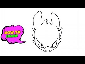 How to Draw Toothless / Toothless Drawing Easy Step by Step / Toothless Drawing Sketch