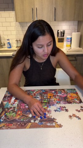 Puzzles for Adults 500 Pieces - Town Night - Challenging & Fun for Adults, Vibrant Colors, Snap Perfectly, Great for Stress Relief