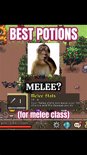 BEST POTIONS for MELEE class in Curse of Aros! | You NEED to USE them! 🤓 | #shorts #curseofaros