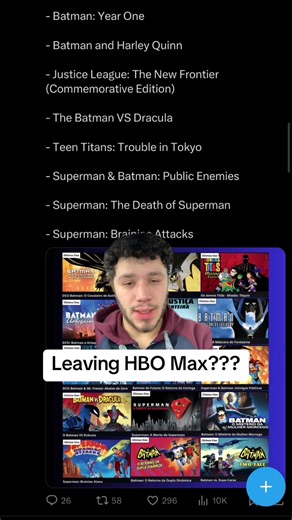 #greenscreen Leaving HBO Max??? #dcu #comics #hbo