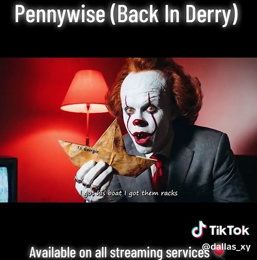 “Back In Derry” full music video on my YouTube @ Dallas_xy 🤡🎈#IT #Pennywise #welcometoderry #movie #rap