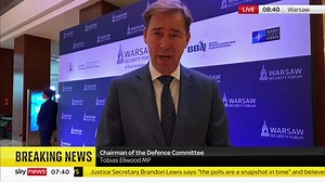 "We need to have a robust debate about this, for what would happen if a state in today's day and age dared to use a nuclear weapon" says chairman of the Defence Committee Tobias Ellwood MP, speaking on North Korea's missile test over Japan. https://trib.al/1KjH0dp 📺 Sky 501 | Sky News