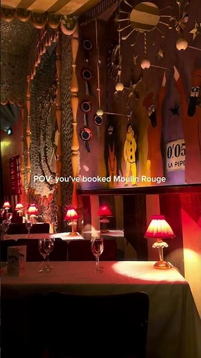 POV: you’ve booked Moulin Rouge in Paris for the first time #paris #moulinrouge #cabaret #tips
