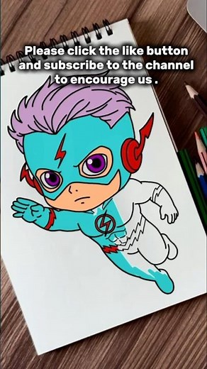 How to Draw The Flash | Easy Step by Step Drawing Tutorial for Kids & Beginners