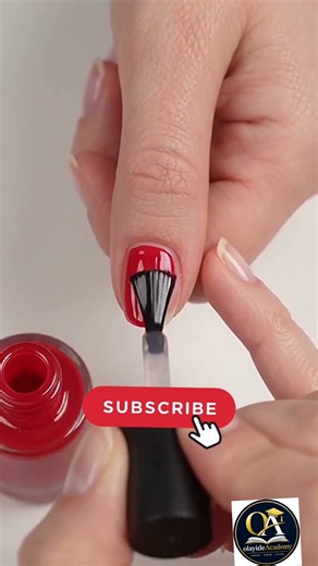 💅 Learn how to paint your fingernails neatly and beautifully! ✨ Try it yourself! ❤️#Nails