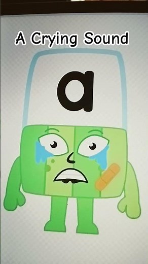 A crying #alphablocks