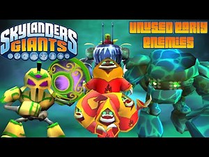 Skylanders Giants Alpha - Early and Unused Enemy Showcase