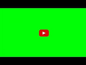 youtube logo green screen