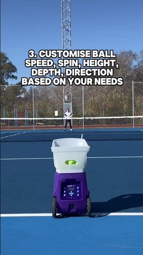 The Spinfire Pro 2 Ball Machine - link in my bio! 🎾📈 #tennis #tennislife #tennisplayer