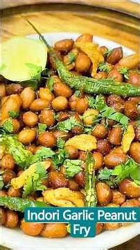 Indori Garlic Peanut FRY #shorts #foodhack #trending