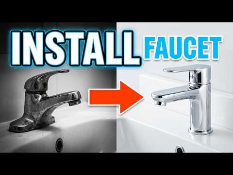 How to Install a Bathroom Faucet (Step-by-Step)