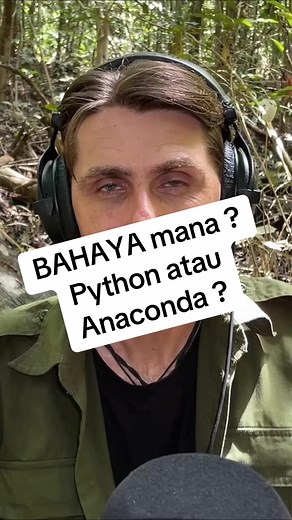 🇮🇩Podcast « Dengar Chanee Kalaweit » [Ep17] Bahaya mana ? Python atau Anaconda ? #samasamabelajar #python #anaconda #ilmu #podcast #dengarchaneekalaweit #faktaunik