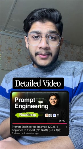 Hassam Akbar | AI Content Strategist on Instagram: "Prompt Engineering complete Roadmap | ChatGPT, Gemini, Perplexity, Claude"