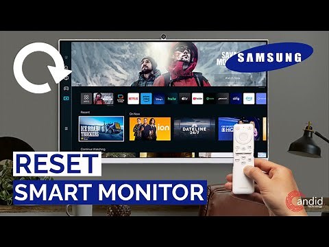 How to reset Samsung smart monitor?