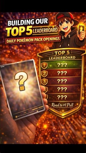 This PACK made the LEADERBOARD | Building a TOP 5 Pokemon Card Pull Leaderboard