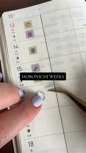 Color-Coding My Work Week with Icon Stickers