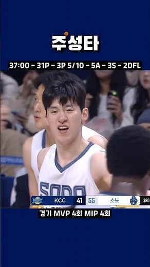 2R KCC vs 소노 경기 MIP 이정현