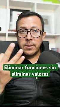 How to delete functions from an Excel sheet without deleting the data.