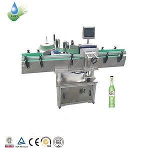 [Hot Item] Automatic Table Type Round Bottle Full Wrap Round Sticker Labelling Packaging Equipment Pet Bottles Labeling Packing Machine