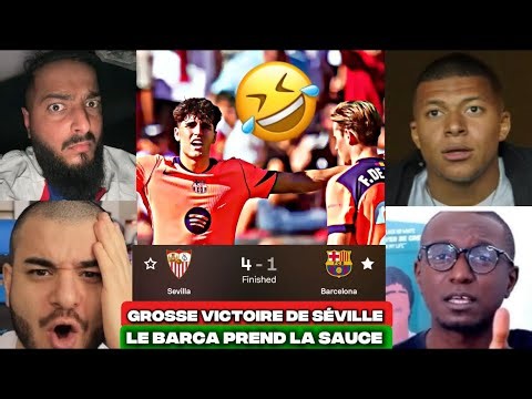 🚨😱 HUMILIATION ! LE BARCA S’INCLINE DEVANT SEVILLE / BARCA vs SEVILLE (4-1)