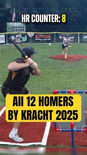 All 12 Home Runs by Ryan Kracht in 2025