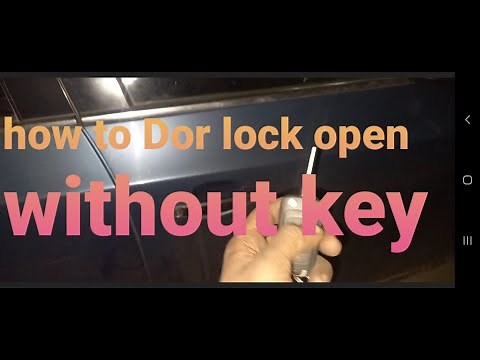 How to door lock open without key Chevrolet Cruze