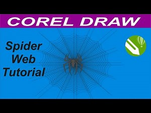 #12-How to Make a Spider Web Design in CorelDraw (Design-3)