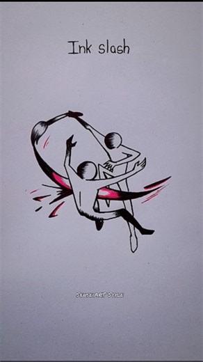 How to draw stickman with powers (Ink slash & Ice shards) . More tutorials coming soon ✨️ #howtodraw #stickman #tutorial #drawing #art | Sourabh Shankar Ghadge